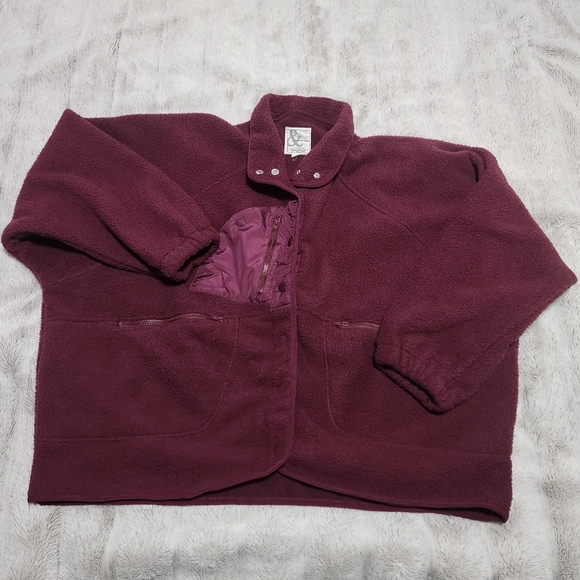 NWOT 1XL Amperstand Ave. Women's Oversized Fleece Jacket - Picture 4 of 5